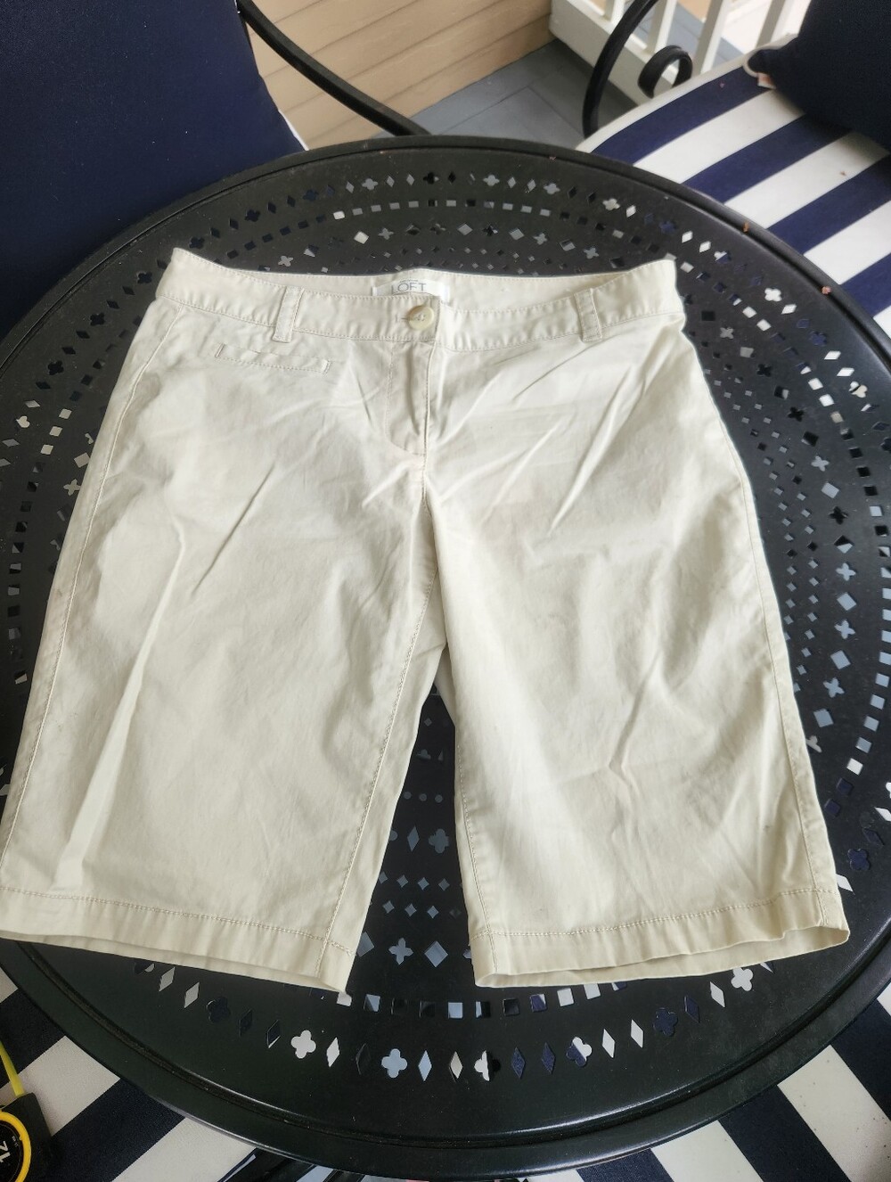 LOFT Light Weight Cotton Bermuda Shorts